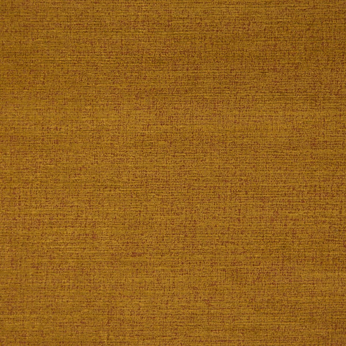 Close-up of warm spice ochre fabric with a fine horizontal woven texture
