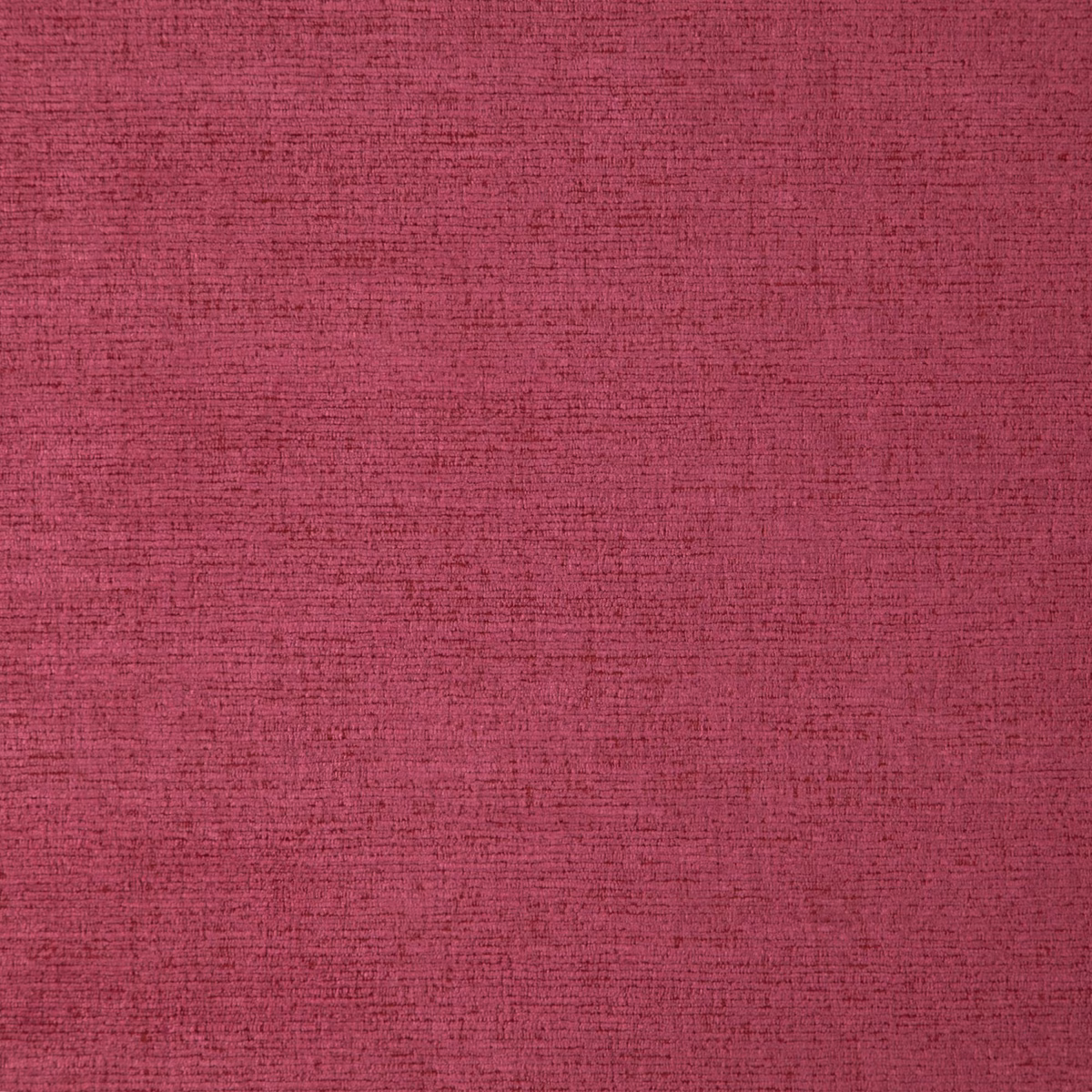 Deep raspberry pink woven fabric with fine horizontal slub texture