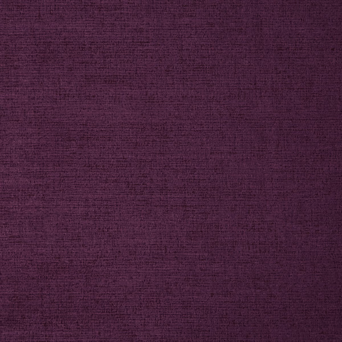 Deep aubergine woven textile with fine horizontal slub and softly mottled texture