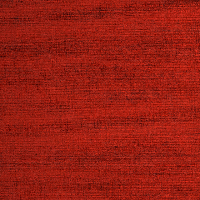 Close-up of deep garnet red fabric with dark slubbed horizontal weave