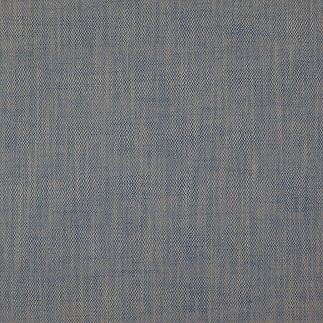 Muted blue-grey woven fabric with fine crosshatched texture and subtle tonal variation
