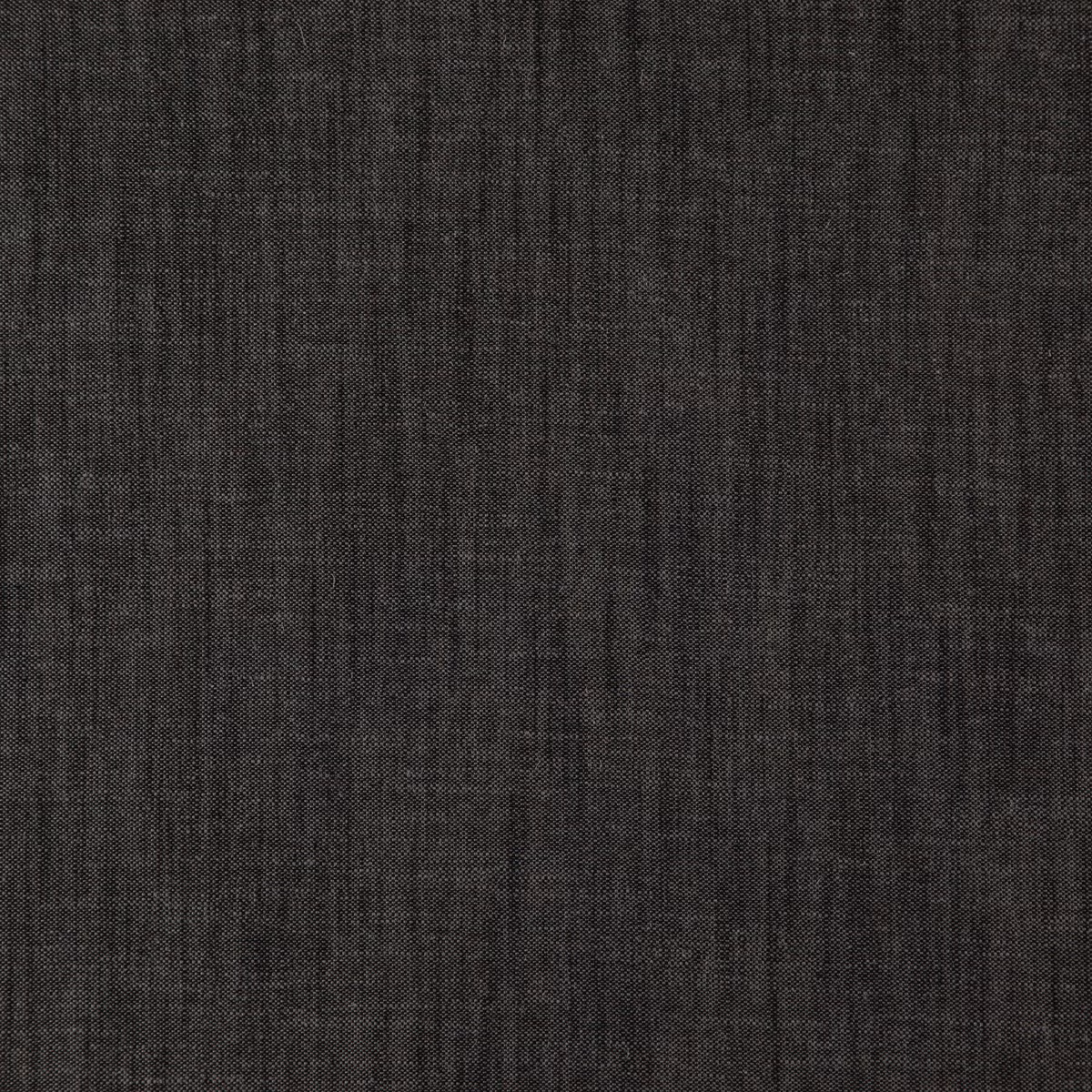 Close view of dark Peppercorn charcoal weave with fine vertical tonal lines