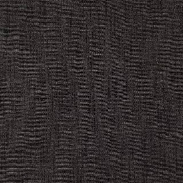Close view of dark Peppercorn charcoal weave with fine vertical tonal lines