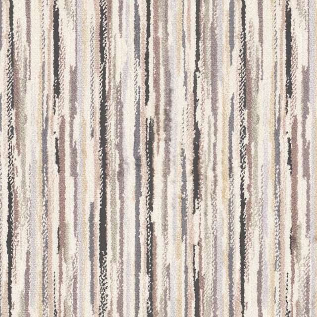 Chalk, taupe and charcoal fabric with irregular vertical woven stripes