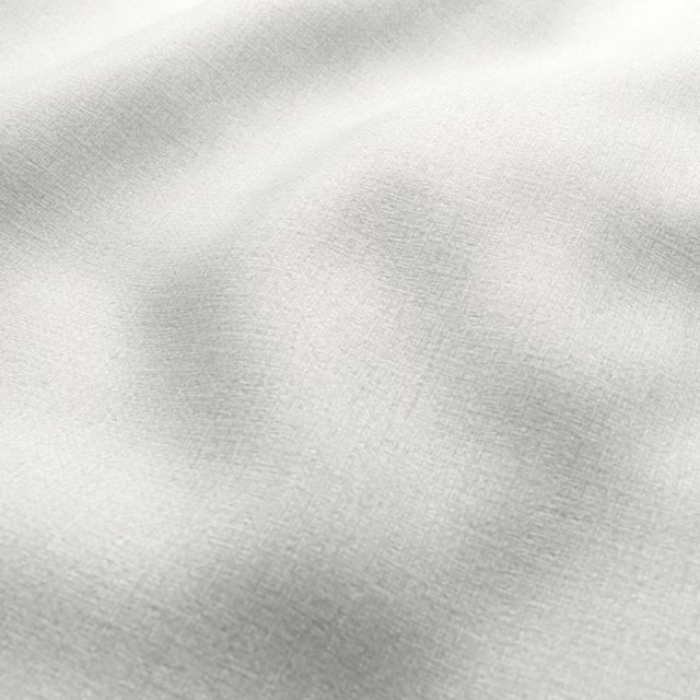 Pale milky ivory fabric with a fine woven grain and soft folds