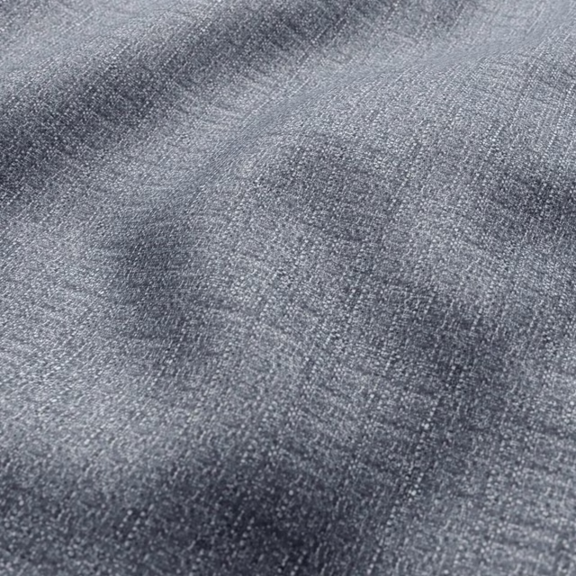 Cool charcoal-grey Benbecula weave with mottled tonal texture and softly brushed depth