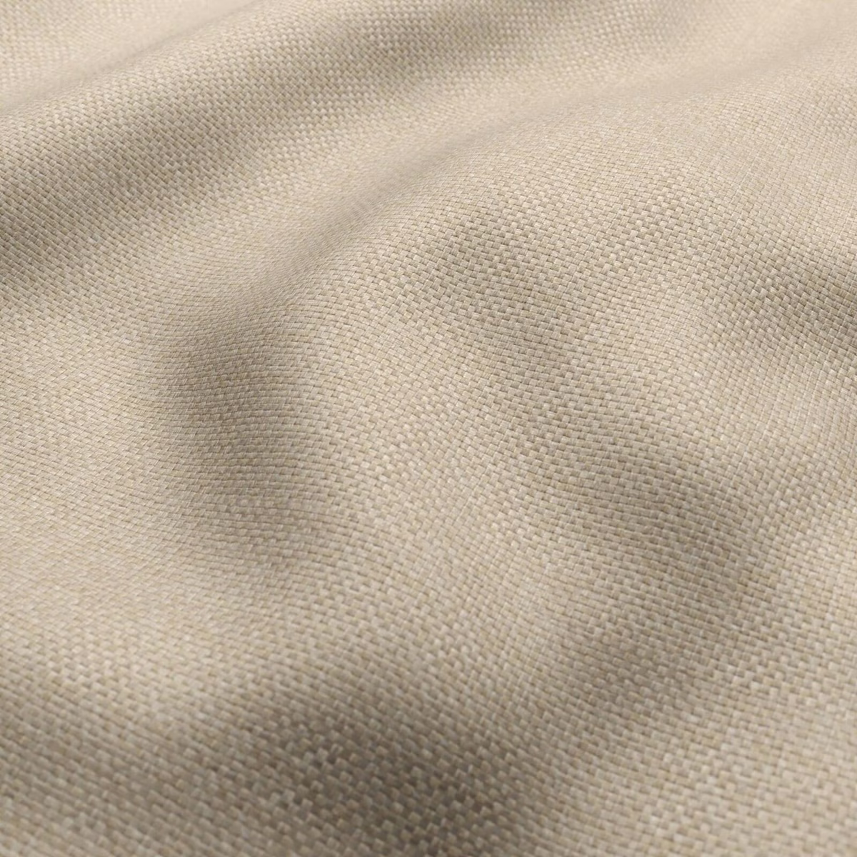 Warm oatmeal-beige woven swatch with subtle flecked basket texture