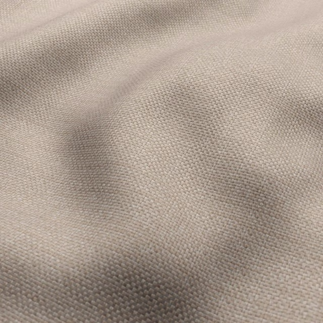Close view of warm café taupe fabric with a fine, pebbled woven texture