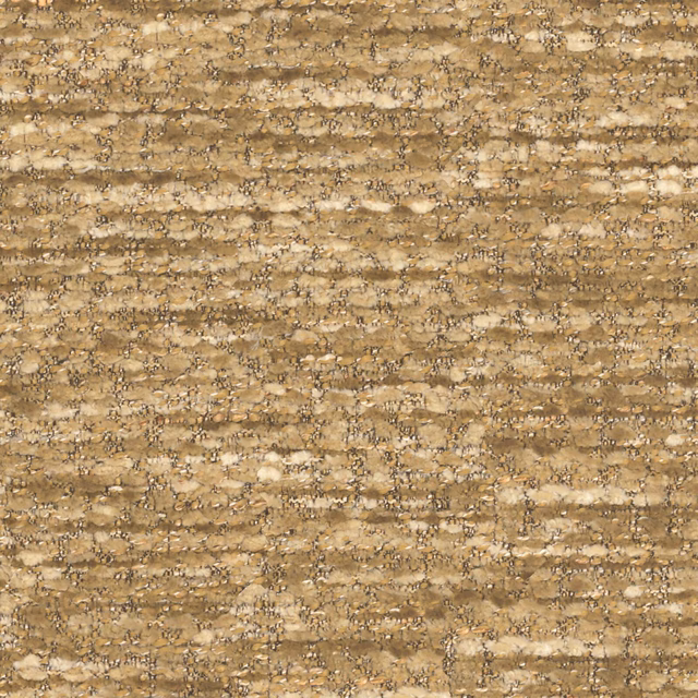 Warm caramel-brown textile with irregular horizontal slubs and flecked woven texture