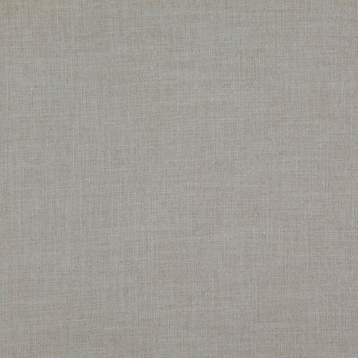 Close view of pale linen-beige plain weave with fine grey crosshatching