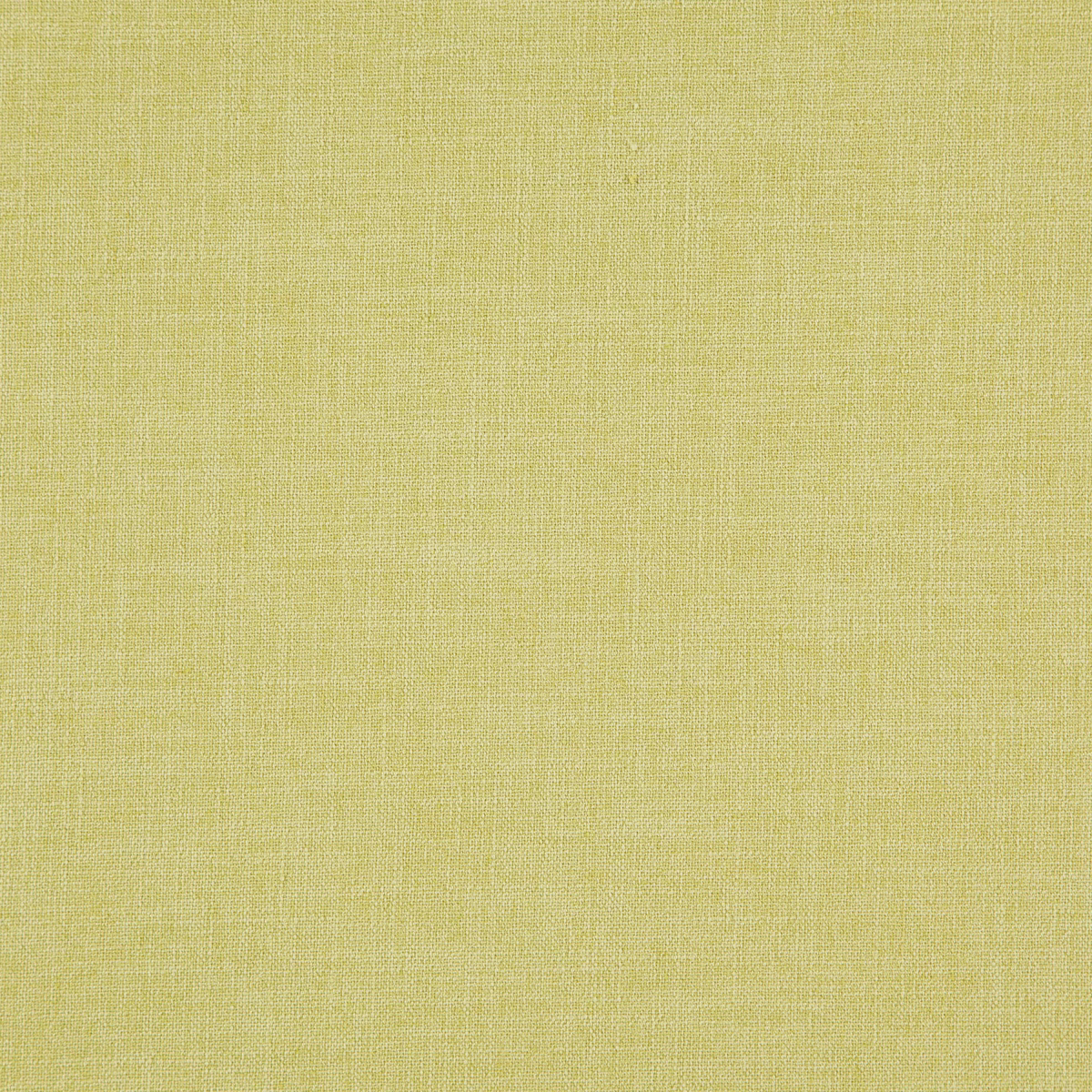 Soft pistachio yellow-green plain weave showing a fine crosshatch texture