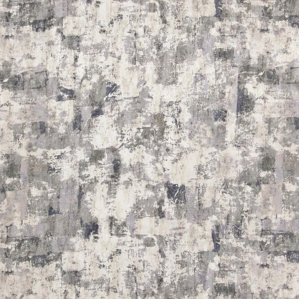 Pale grey Haze fabric with ivory, taupe and charcoal distressed block texture
