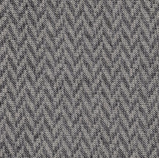 Close-up of mottled charcoal-grey woven fabric with a small chevron texture
