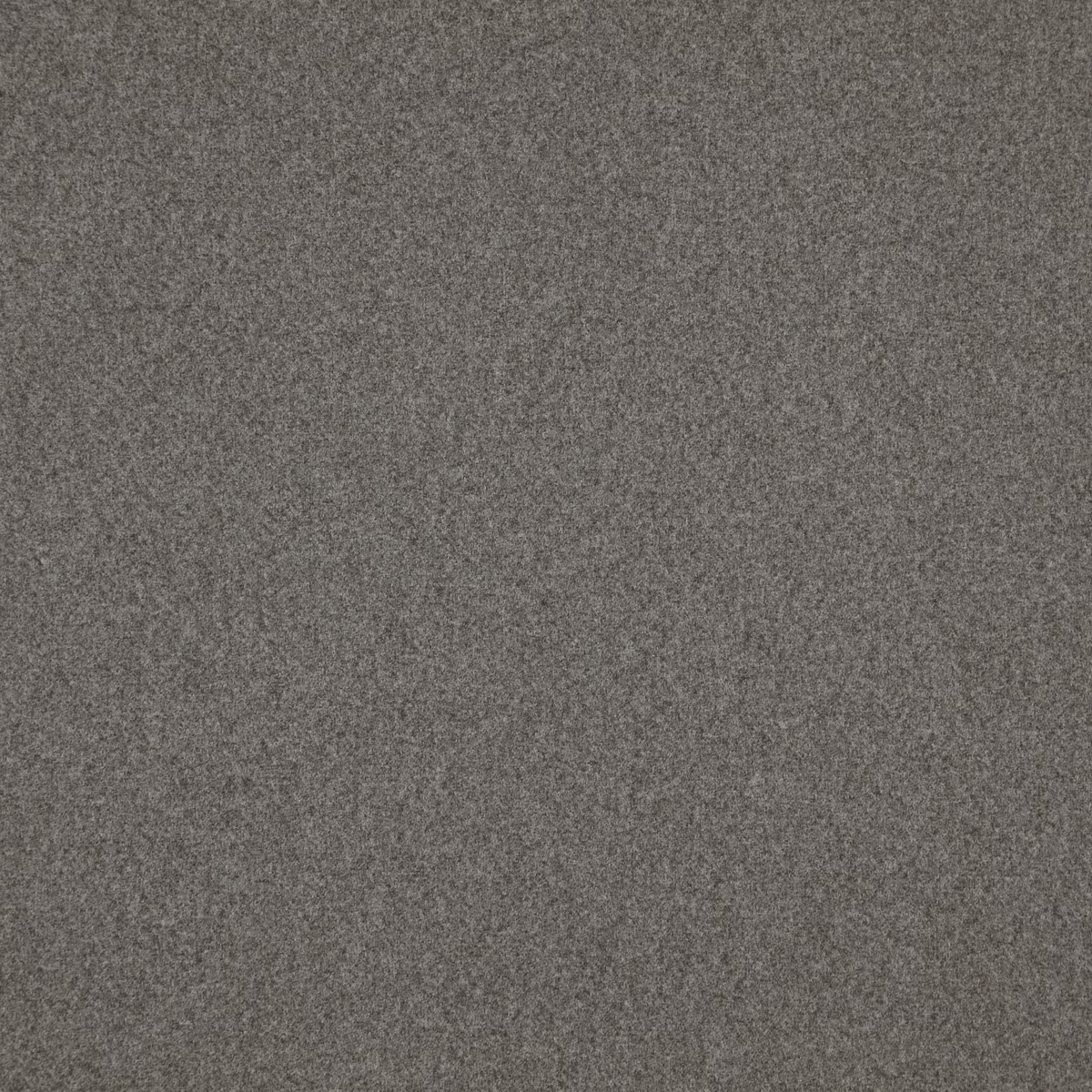 Close-up of muted taupe-grey Brodie fabric with a fine mottled woven texture