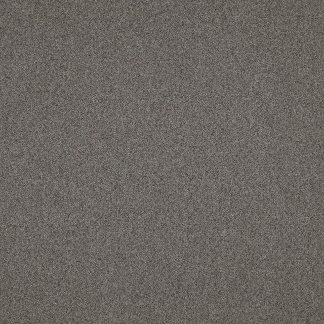 Close-up of muted taupe-grey Brodie fabric with a fine mottled woven texture