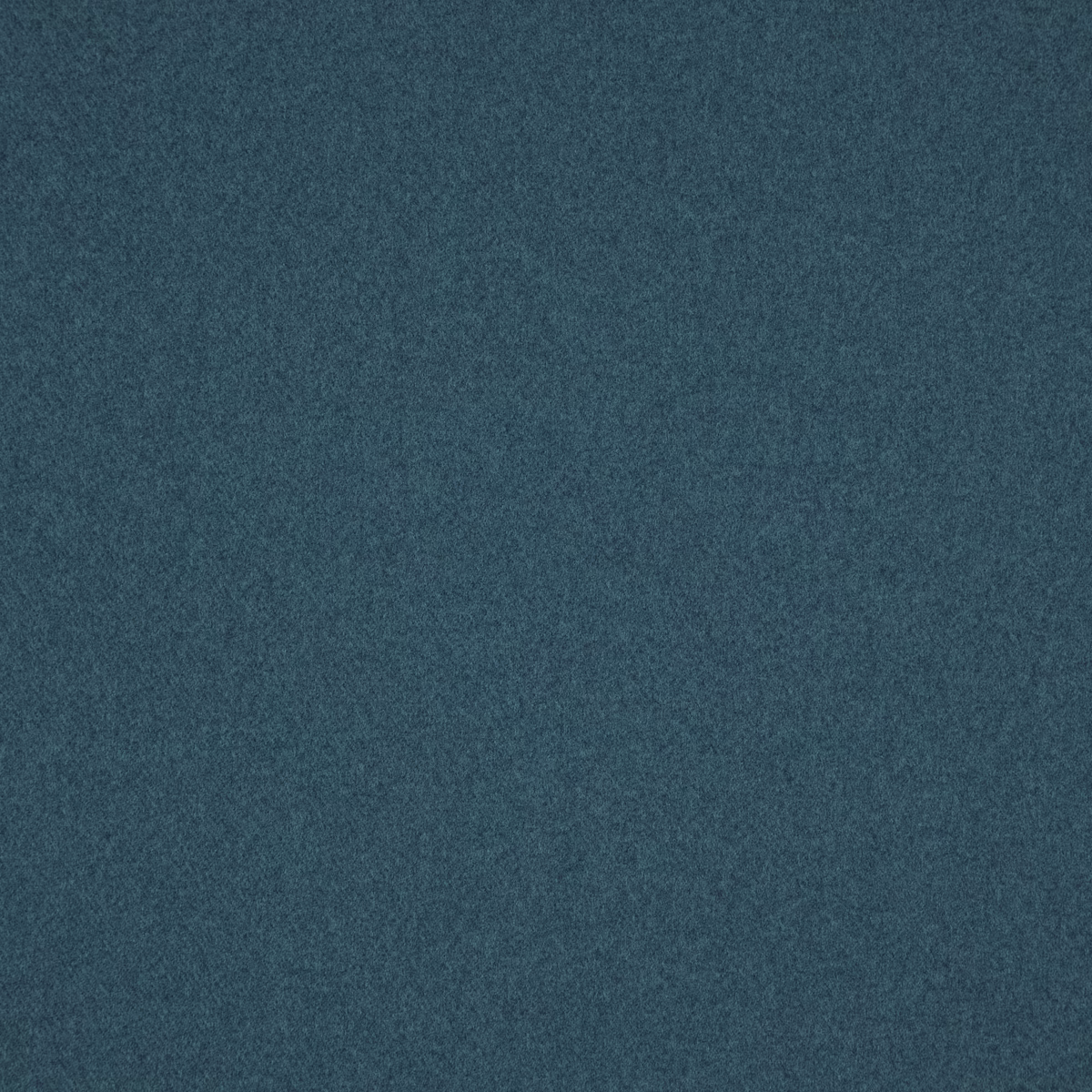 Deep peacock teal fabric swatch with subtle mottled, softly granular texture