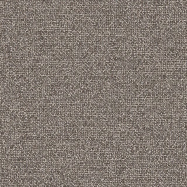 Close-up of muted mink taupe fabric with a fine flecked woven texture