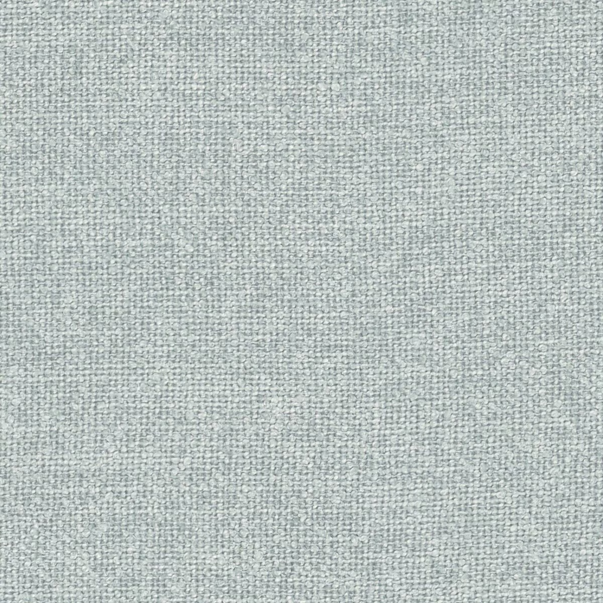 Close-up of pale blue-grey Bromley fabric with a fine irregular woven texture