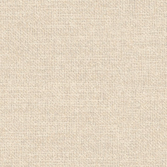 Close-up of warm oat-beige Sorbet fabric with a softly nubby plain weave