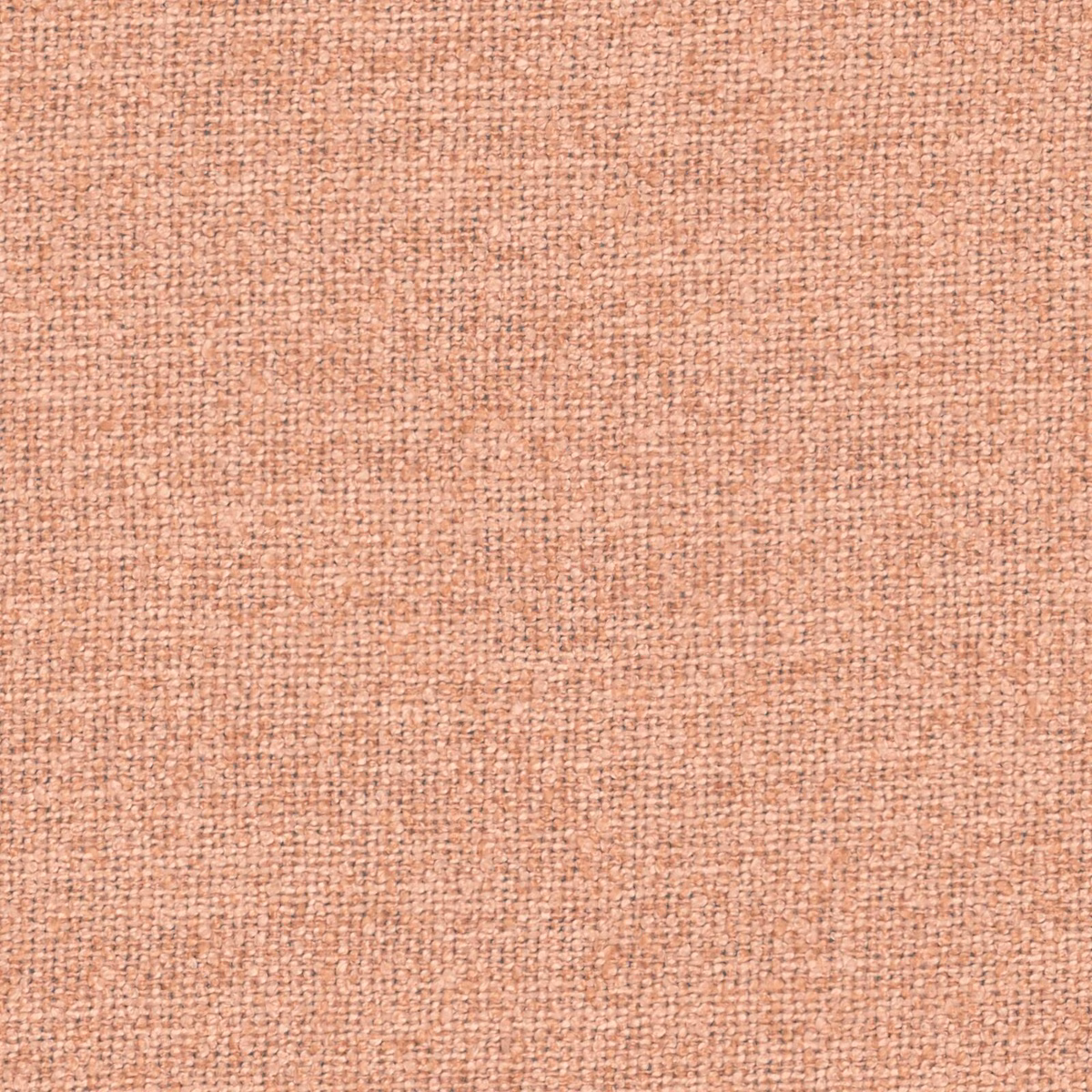Warm coral pink fabric swatch with a close, softly nubby woven texture