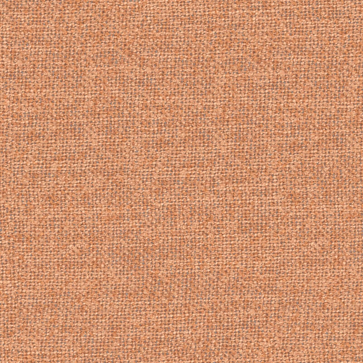 Close-up of warm papaya orange woven texture with softly mottled peach and terracotta threads