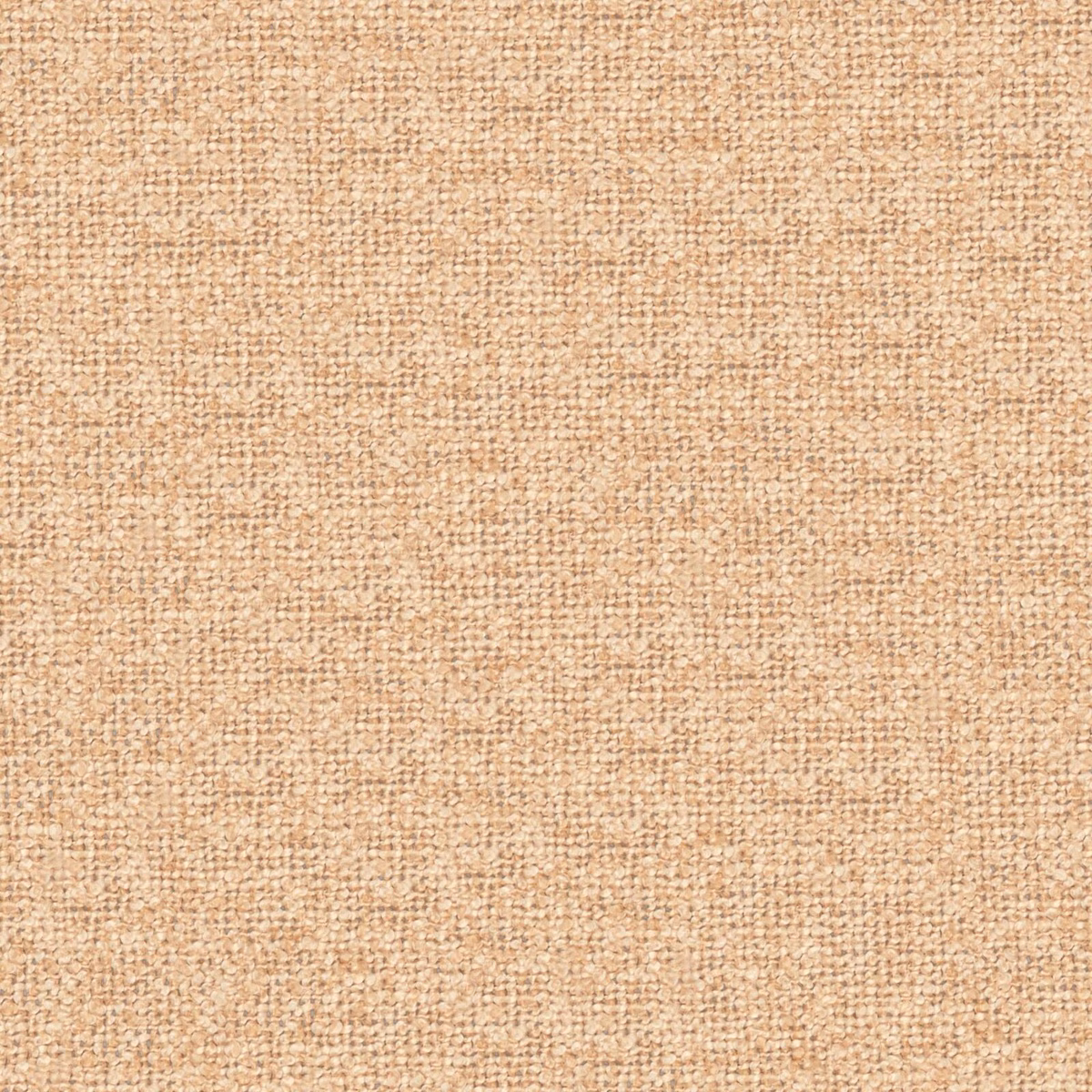 Close-up of warm peach-beige woven fabric with nubby tonal texture