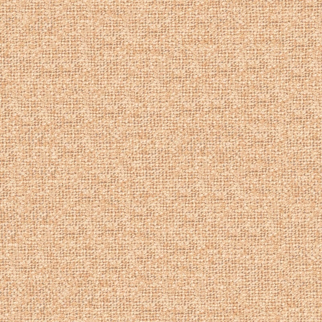 Close-up of warm peach-beige woven fabric with nubby tonal texture