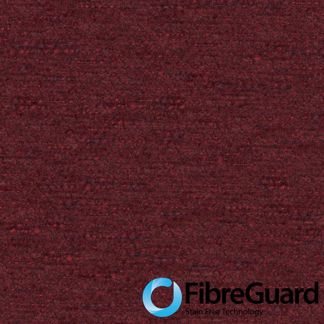 Deep wine burgundy woven textile with irregular horizontal texture and nubby surface