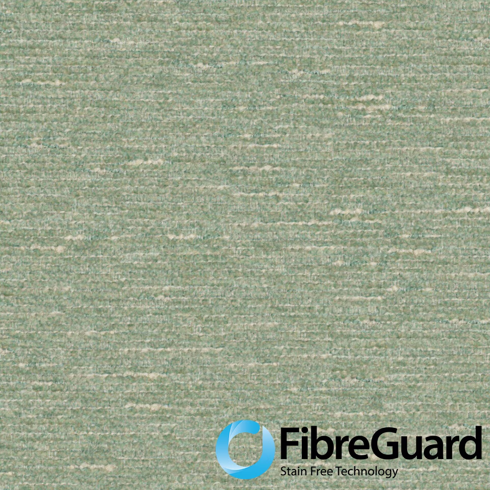 Muted sage-green woven texture with pale horizontal slubs and mottled depth