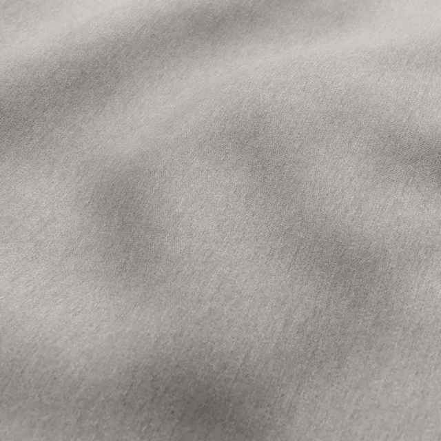 Soft platinum-grey fabric with brushed texture and subtle darker tonal shading