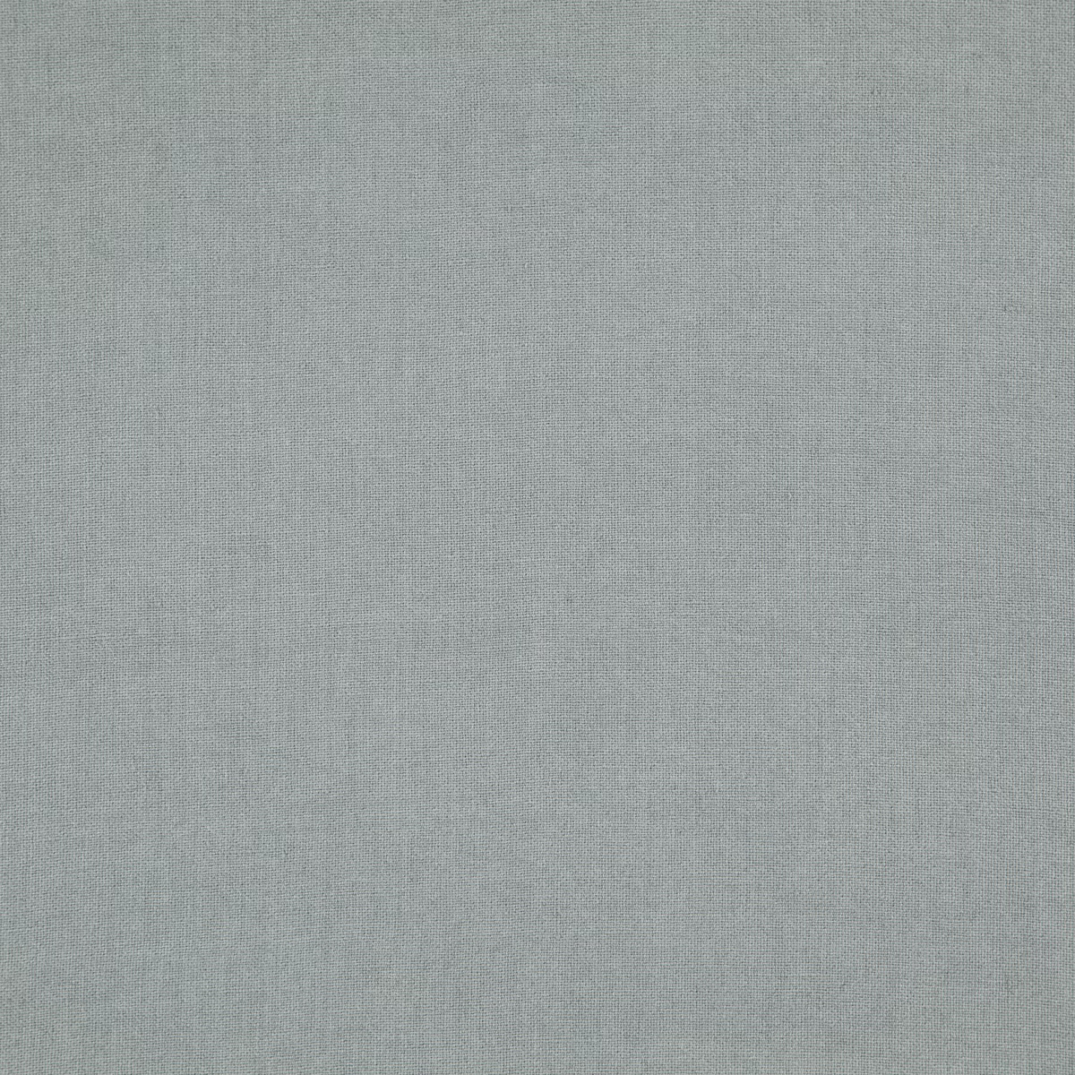 Close-up of cool blue-grey Cairn fabric with a fine, subtly varied plain weave