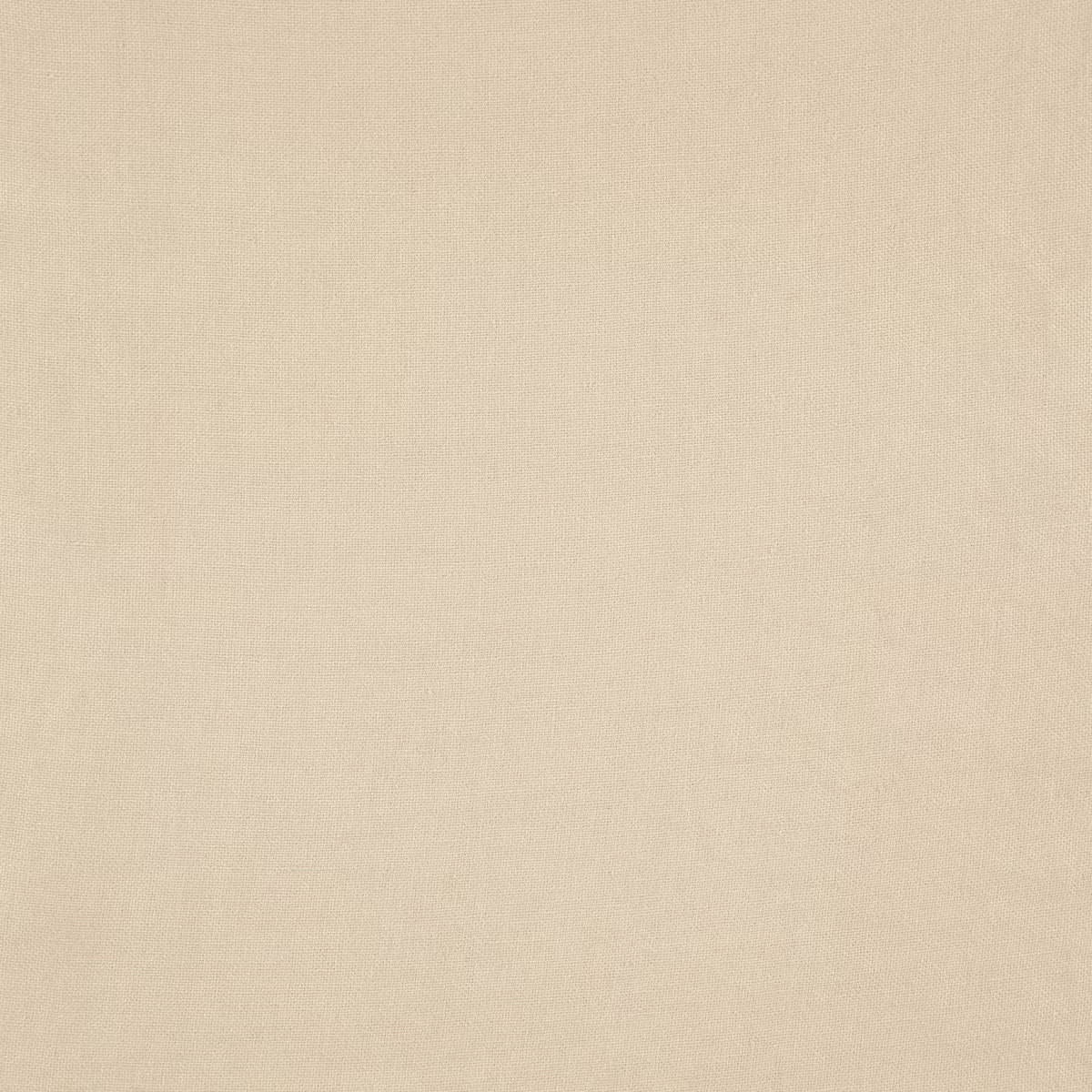 Close-up of pale oatmeal beige plain weave with a softly textured surface