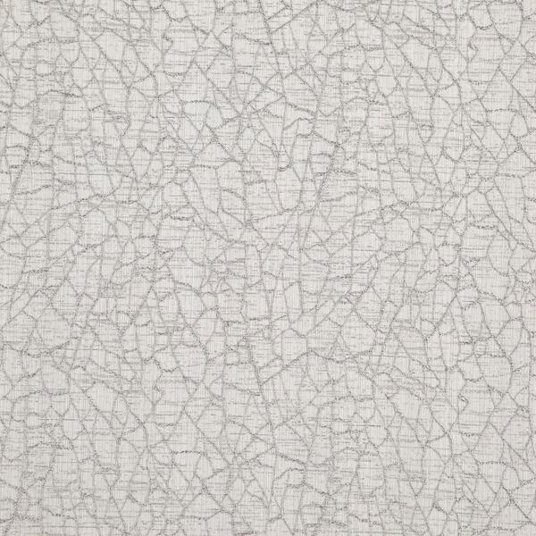 Pale warm-grey textured fabric with fine irregular charcoal crackle lines