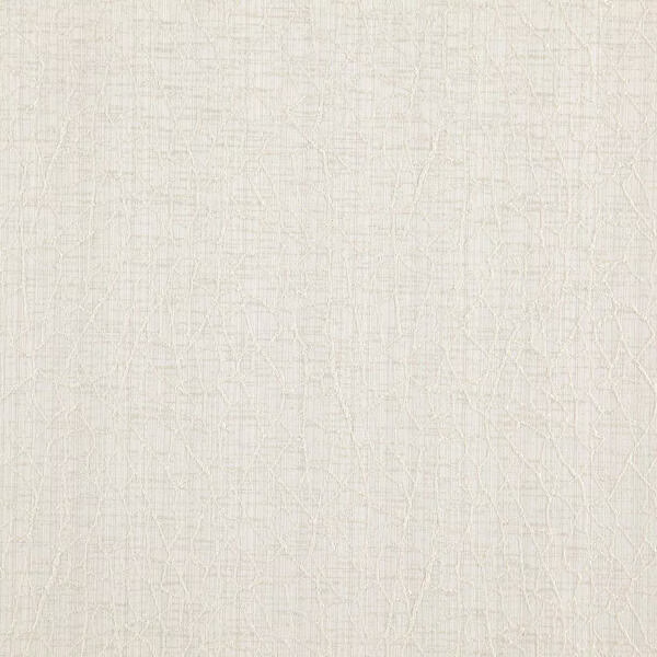 Pale stone woven textile with fine intersecting lines and gently uneven texture