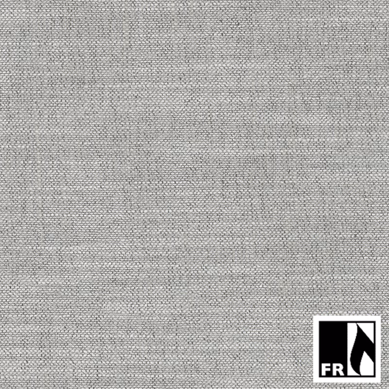Cool granite-grey fabric with a dense, fine crosswoven surface and subtle tonal flecks