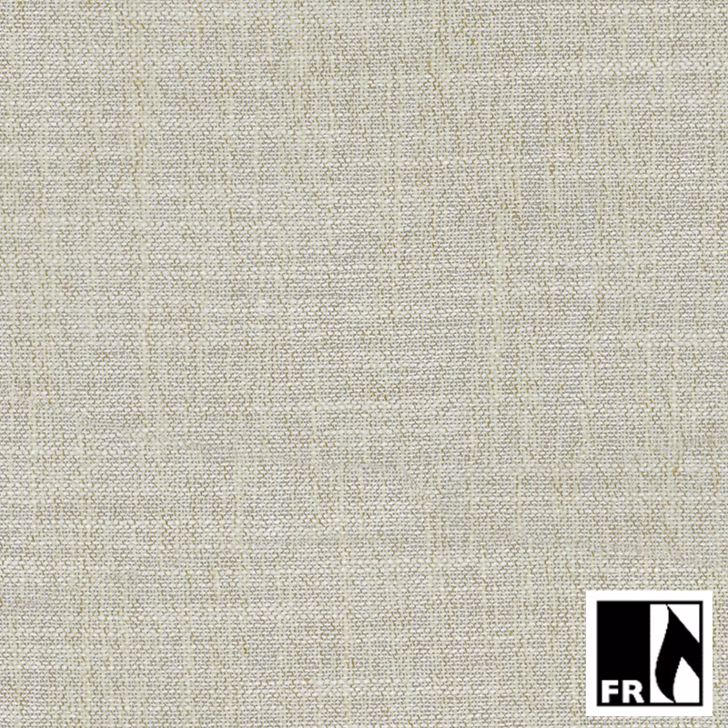 Close-up of pale lime-green Cara fabric with a fine flecked crossweave texture