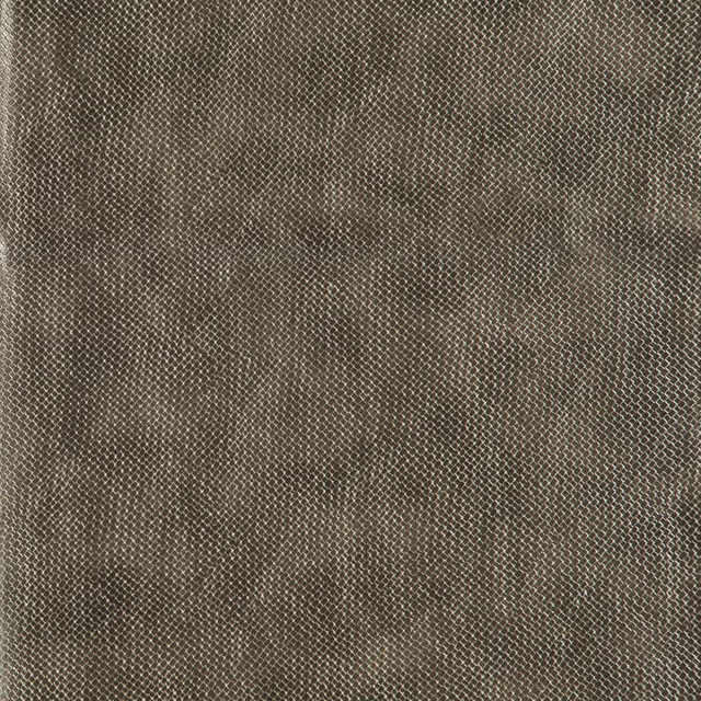 Close-up of muted bronze-brown fabric with a tiny, tightly woven textured pattern
