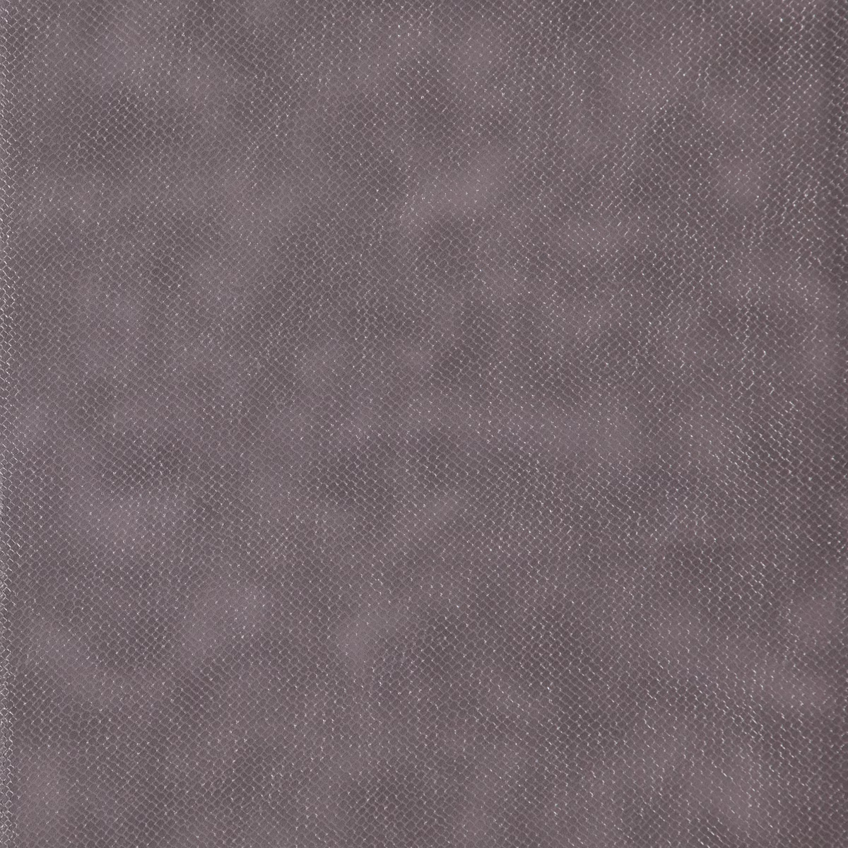 Smoky mauve swatch with fine diamond mesh and softly clouded surface texture