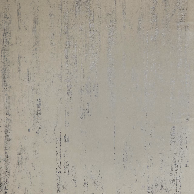 Pale feather-grey textile with distressed vertical striations and softly mottled texture