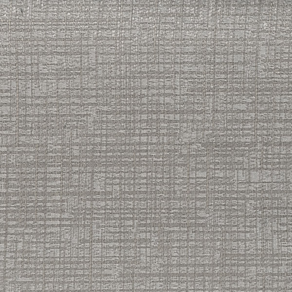 Warm taupe-grey Charm fabric with an irregular, fine crosshatched woven texture