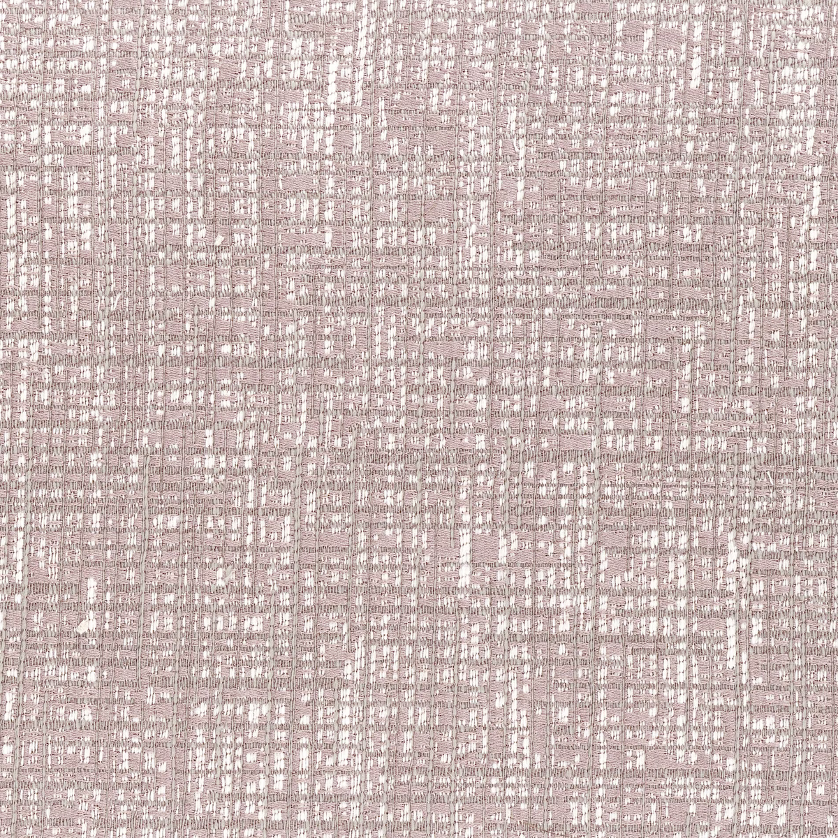 Pale dusty-rose fabric with an irregular woven crosshatch texture and soft grey flecks