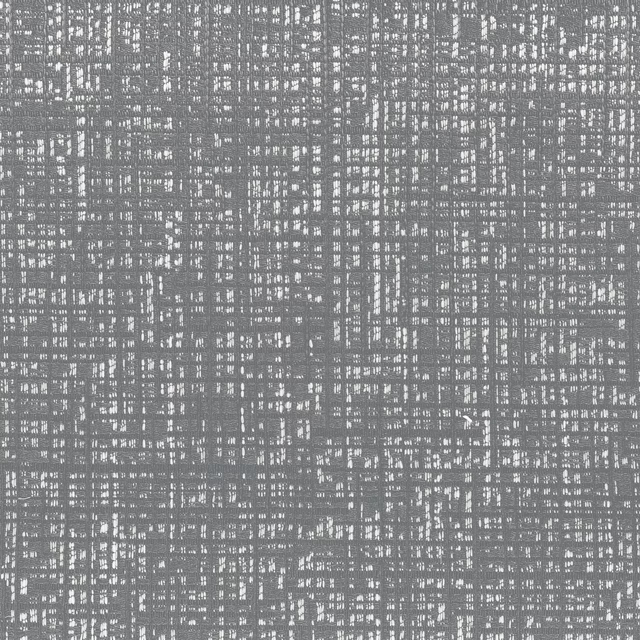Cool grey woven fabric with fine irregular pale crosshatch texture