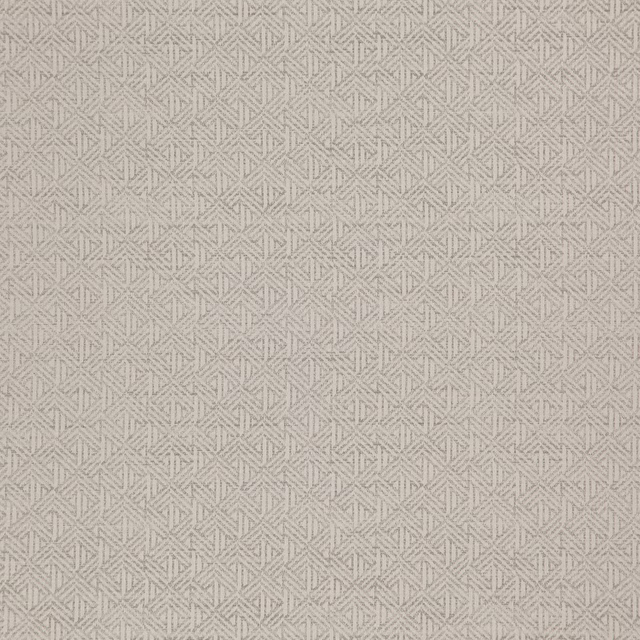 Warm latte beige fabric with a fine woven chevron lattice and softly textured surface