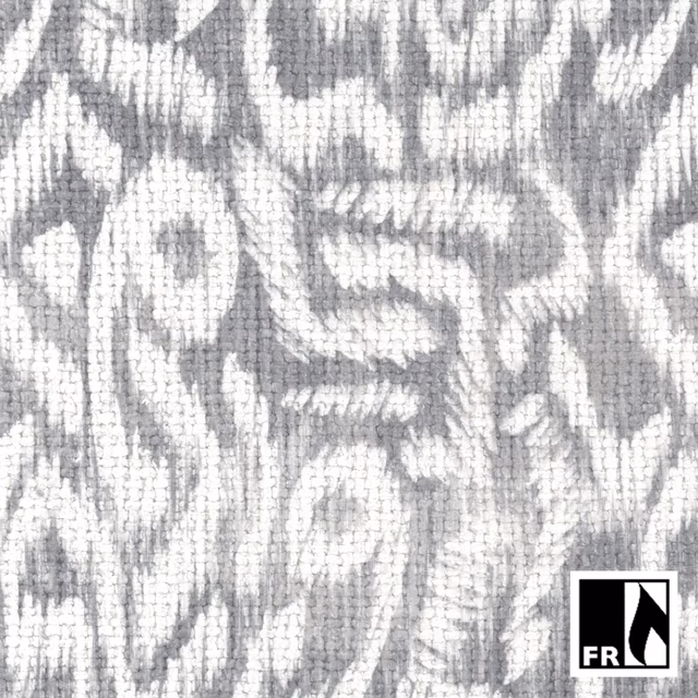 Cool grey and white abstract pattern with a nubby woven texture