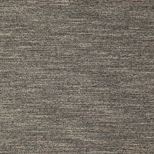 Close-up of deep taupe-brown woven fabric with fine horizontal striations