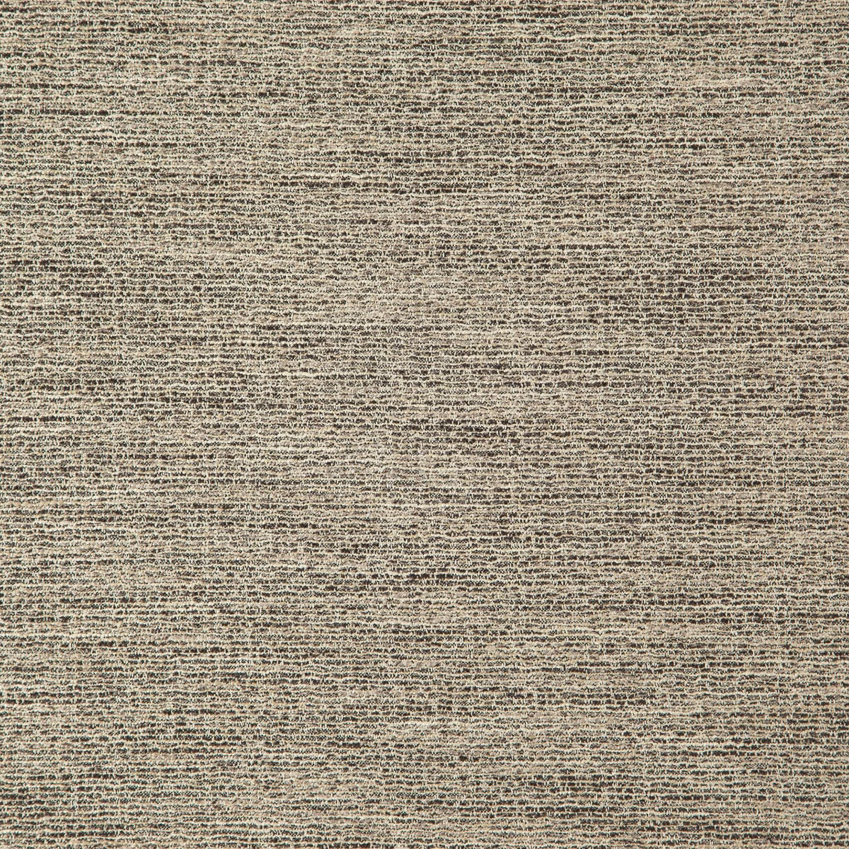 Warm taupe-brown woven fabric with fine, uneven horizontal striations and a softly flecked surface.