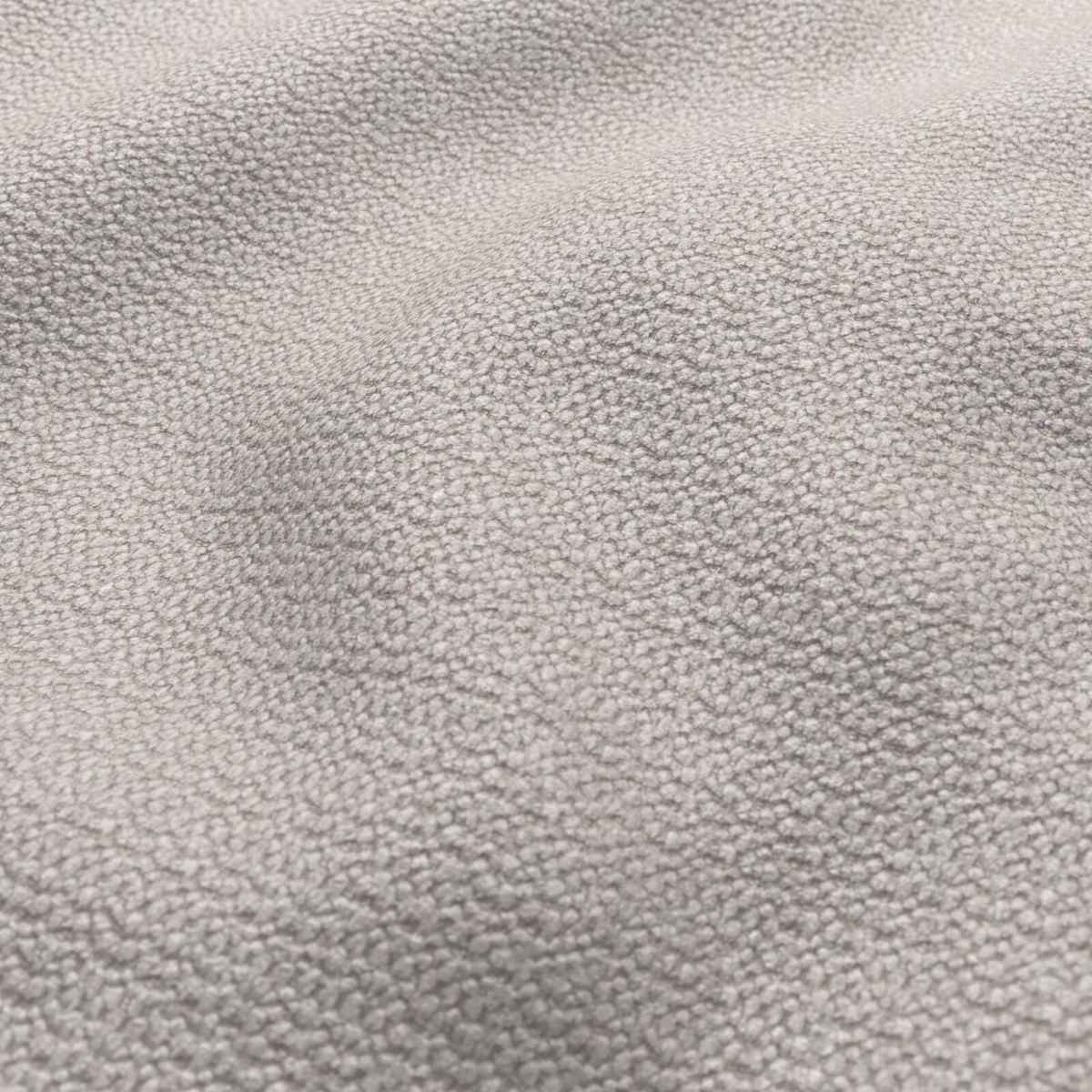 Soft greige pebbled loop texture with subtly mottled light and shadow