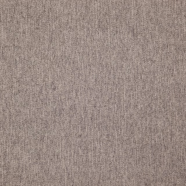 Close view of taupe-grey Croft fabric with fine vertical heathered weave