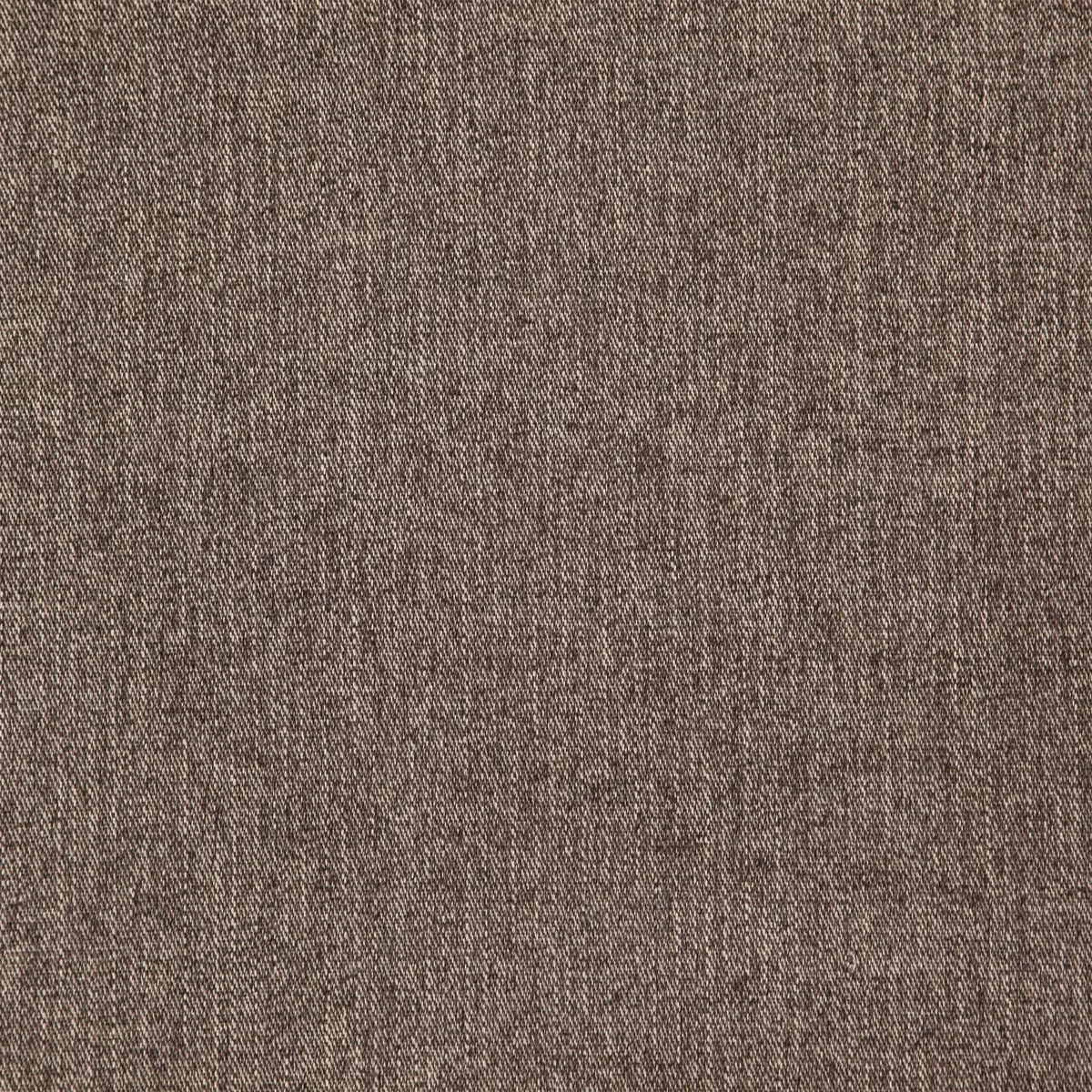Close-up of muted taupe-brown Croft fabric with a fine flecked weave