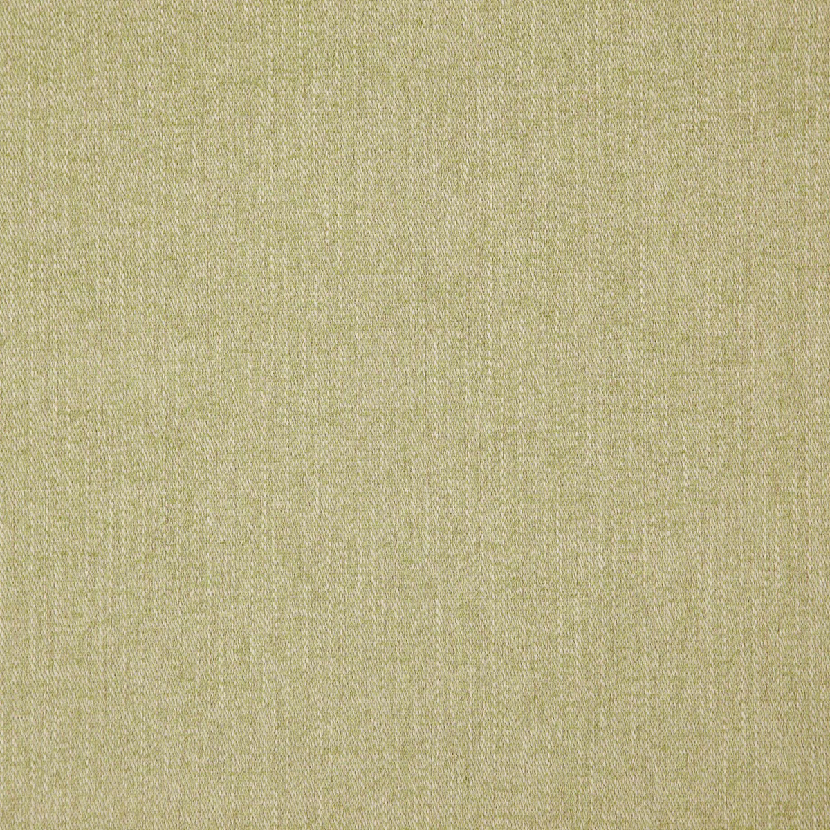 Close-up of muted fern-green Croft fabric with fine vertical woven slub